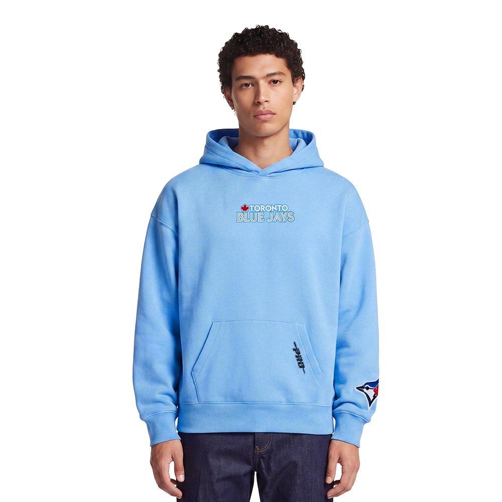 Pro Standard Men's MLB Toronto Blue Jays Wingspan Drop Should Fleece PO Hoodie - Blue - BLUE